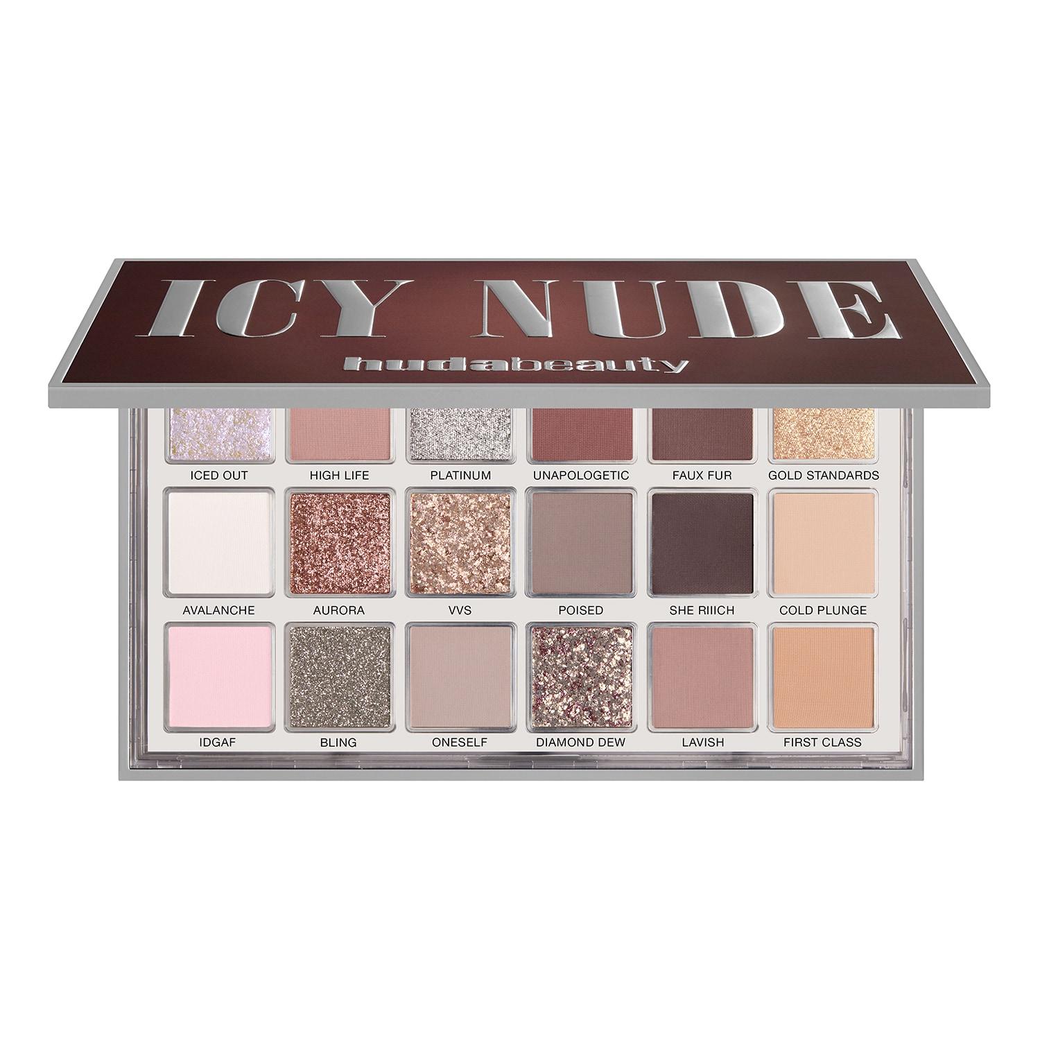 وێنەی بەرهەمی Huda Beauty Icy Nude Eyeshadow Palette