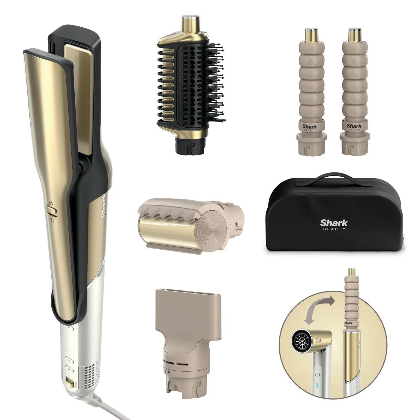 Shark Glam 5-Attachment Multi-Styler for Straight, Wavy & Curly Hair HD6051SEU