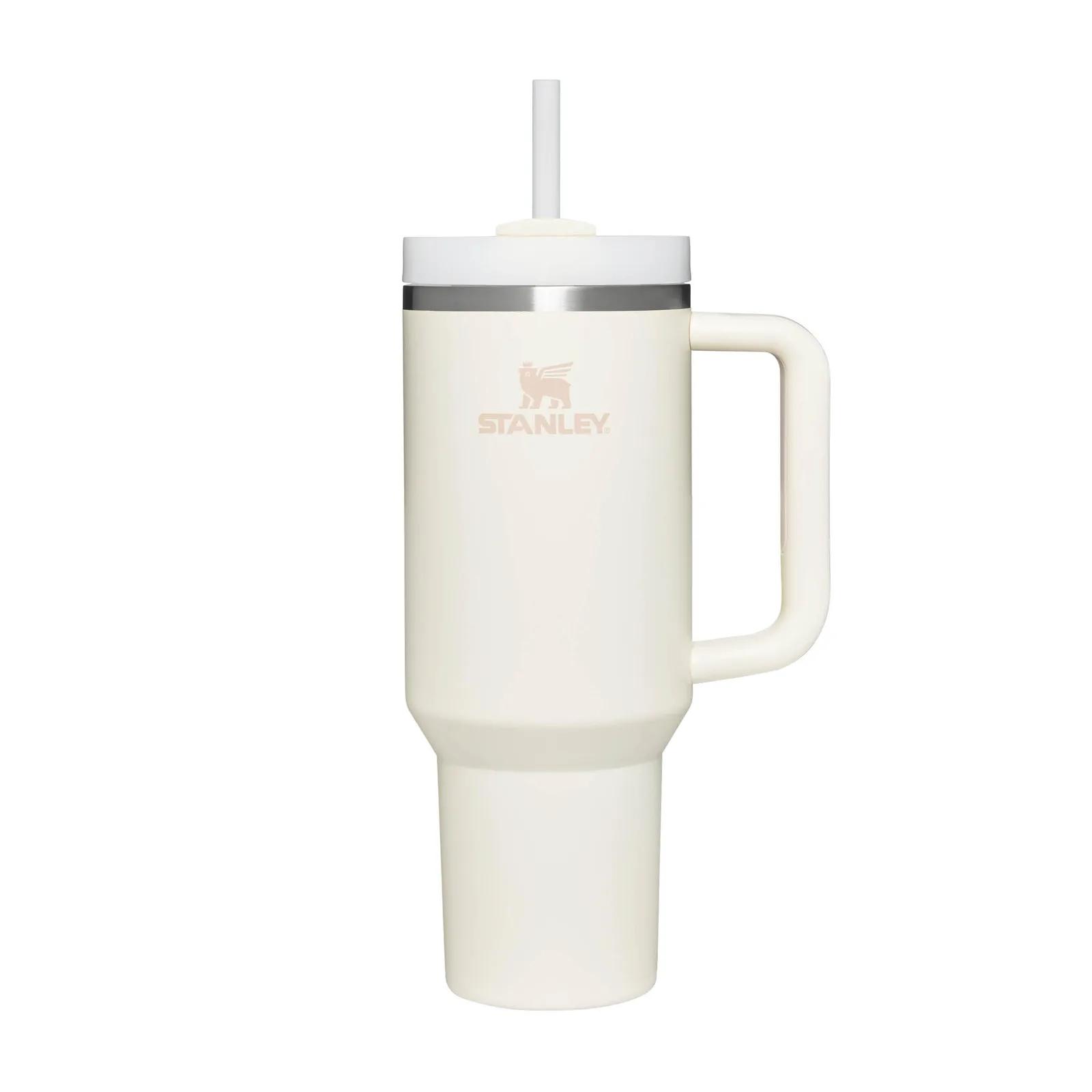 Stanley Quencher H2.0 FlowState Tumbler with Straw 1.18 L - Cream, Stainless Steel