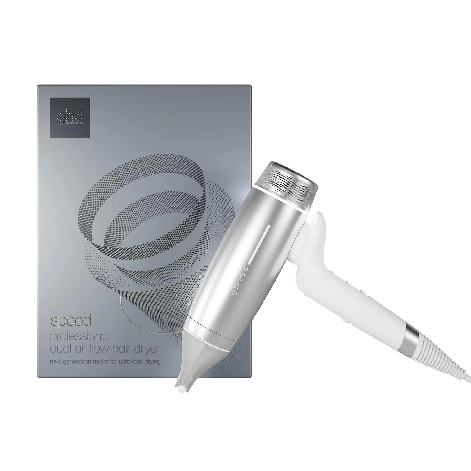 ghd Speed Ionic Hair Dryer - Silver White