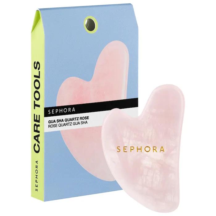 Rose Quartz Gua Sha Facial Massage Stone